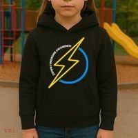 Down Syndrome Awareness Lightning Bolt Kids Hoodie thumb 3