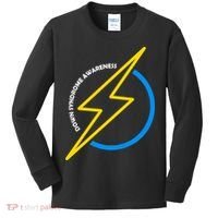 Down Syndrome Awareness Lightning Bolt Kids Long Sleeve Shirt thumb 0