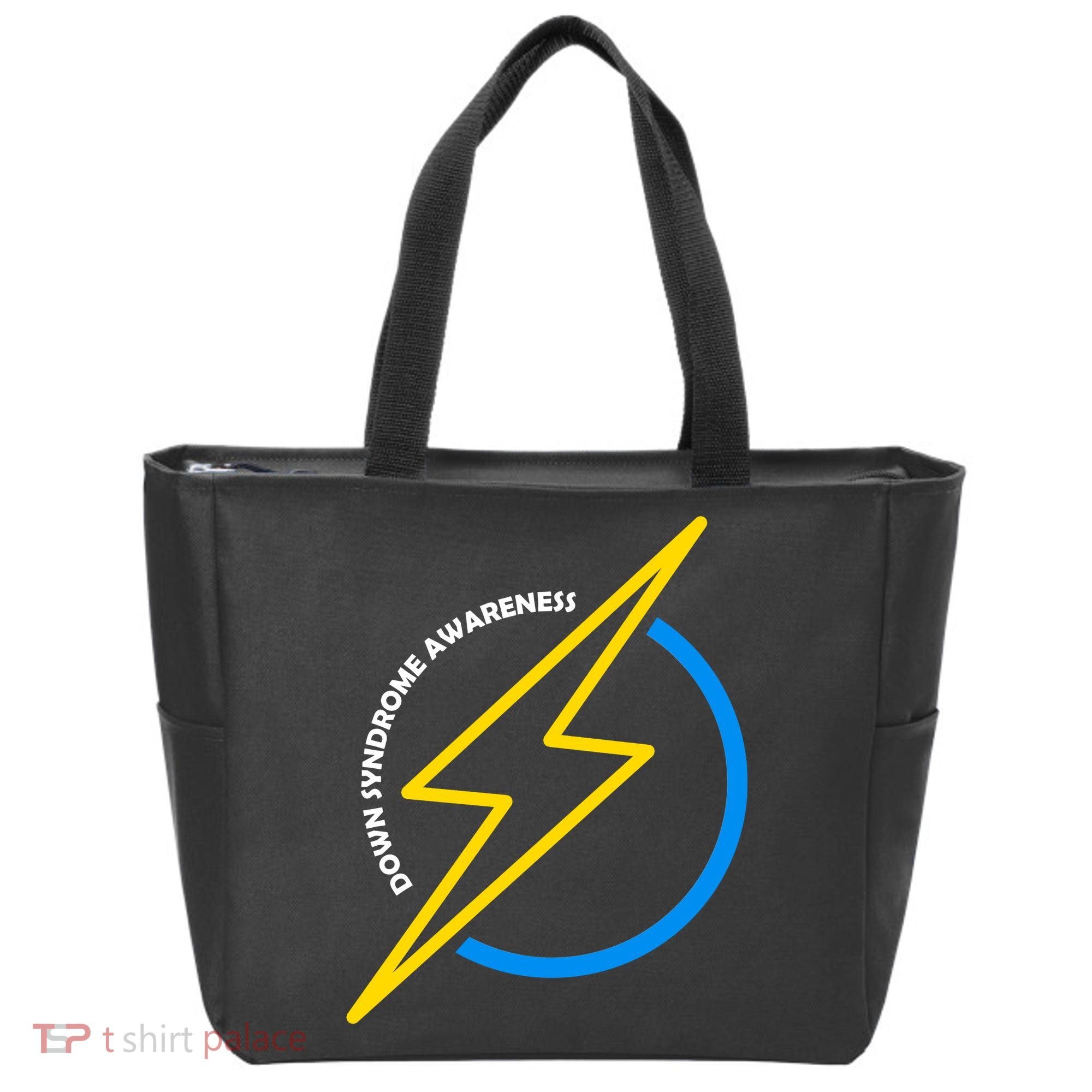 Down Syndrome Awareness Lightning Bolt Tote Bag