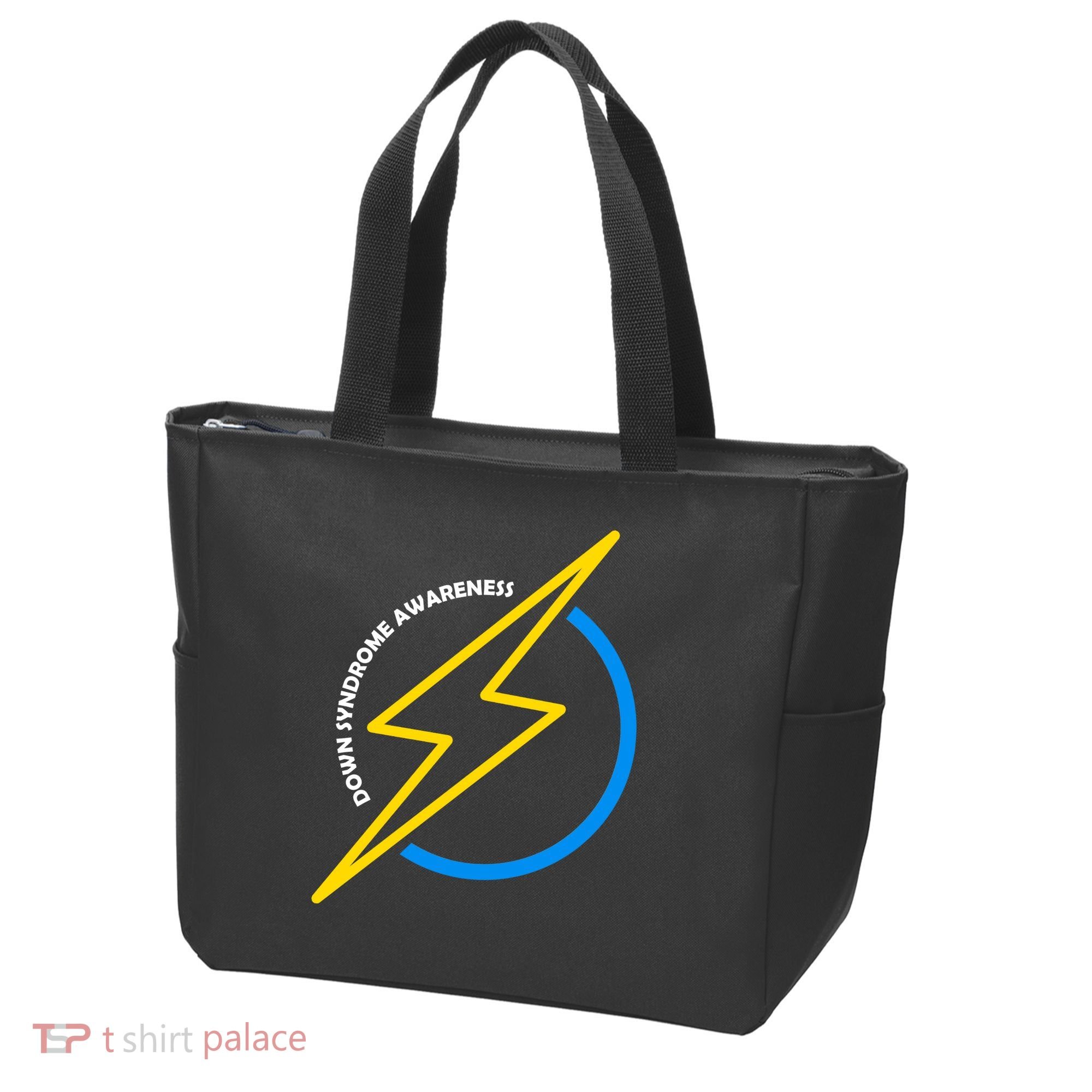 Down Syndrome Awareness Lightning Bolt Tote Bag