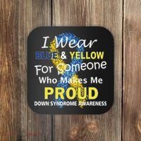 Down Syndrome Awareness Makes Me Proud Coaster thumb 0