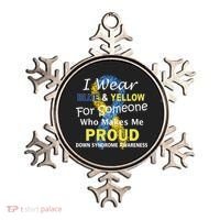 Down Syndrome Awareness Makes Me Proud Ornament thumb 0
