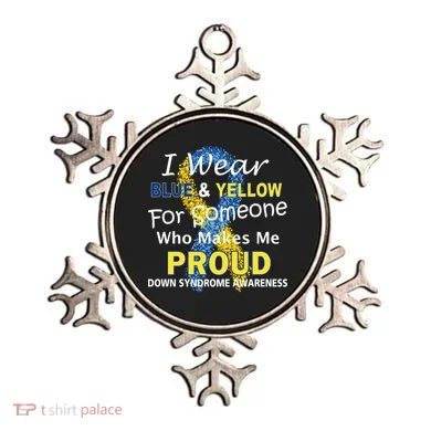 Down Syndrome Awareness Makes Me Proud Ornament