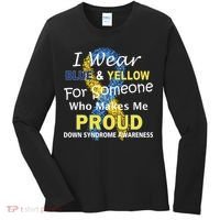 Down Syndrome Awareness Makes Me Proud Women's Long Sleeve Shirt thumb 0