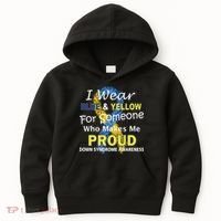 Down Syndrome Awareness Makes Me Proud Kids Hoodie thumb 0