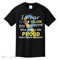 Down Syndrome Awareness Makes Me Proud Kids T-Shirt thumb 0