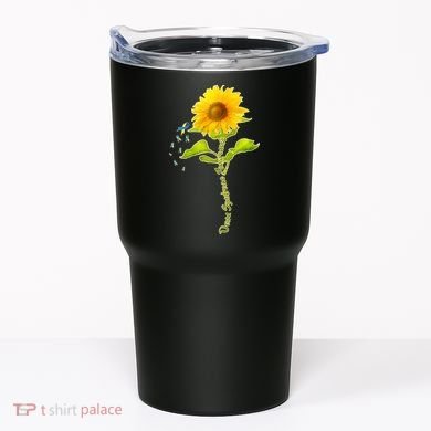 Down Syndrome Awareness Sunflower Tumbler