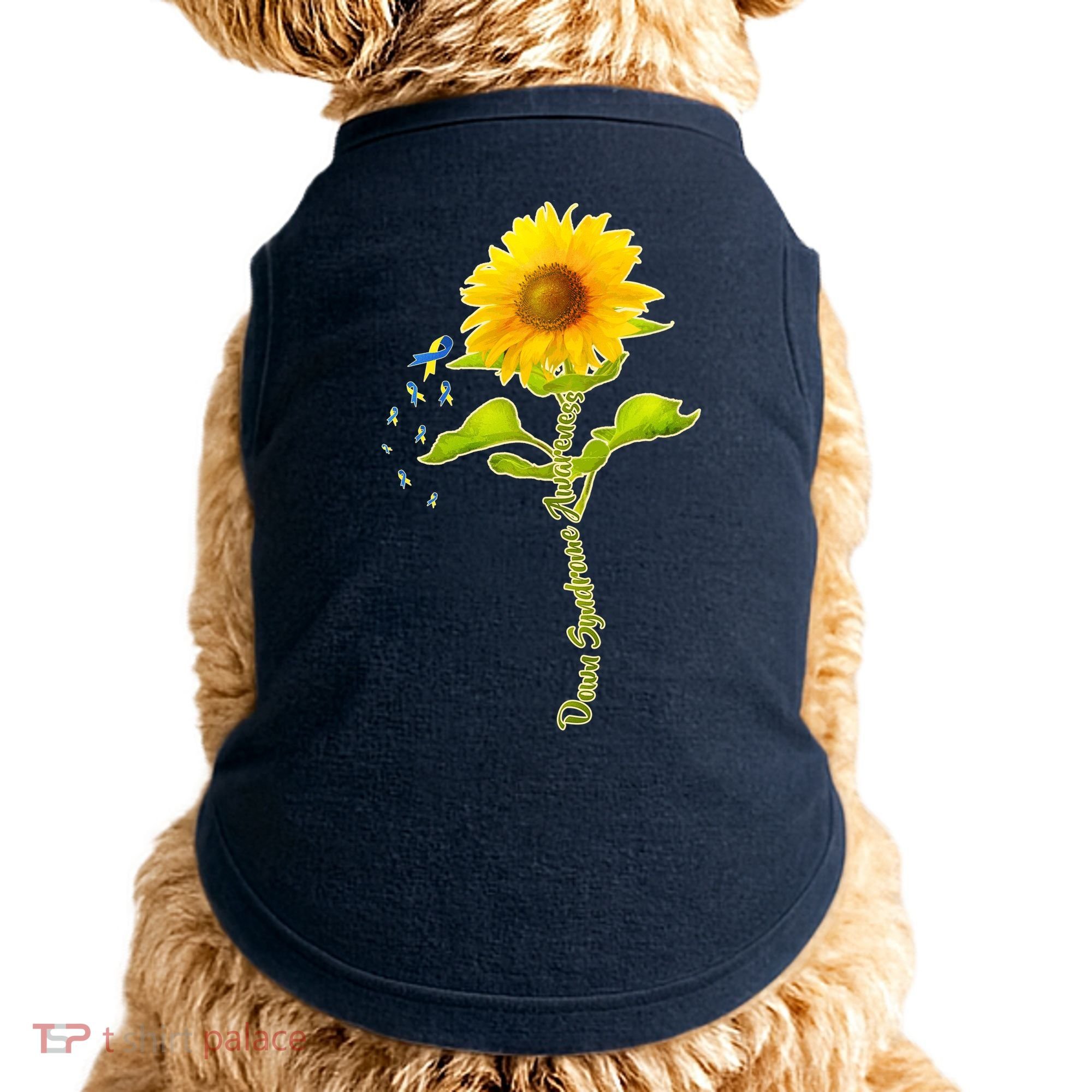 Down Syndrome Awareness Sunflower Doggie Tank