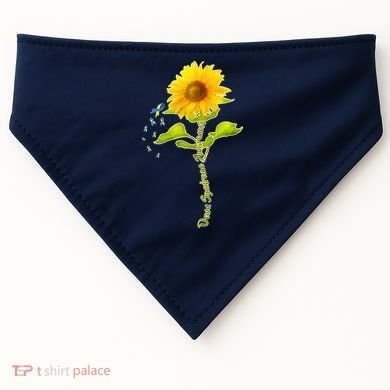 Down Syndrome Awareness Sunflower USA-Made Doggie Bandana