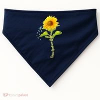 Down Syndrome Awareness Sunflower USA-Made Doggie Bandana thumb 0
