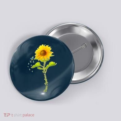 Down Syndrome Awareness Sunflower Button