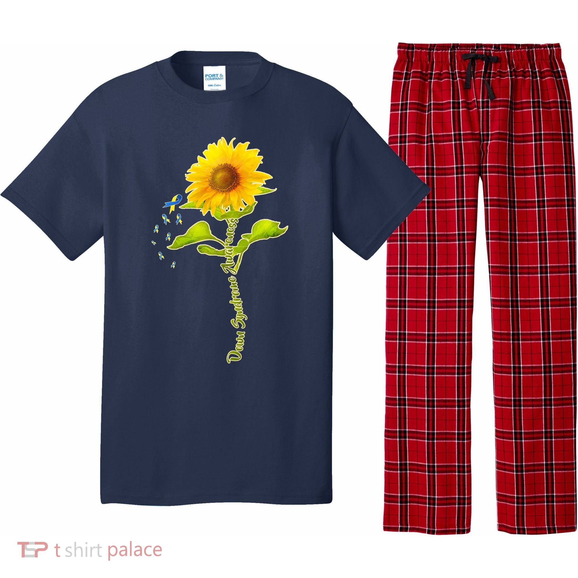 Down Syndrome Awareness Sunflower Pajama Set