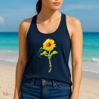 Down Syndrome Awareness Sunflower Women's Tank Top thumb 2