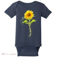 Down Syndrome Awareness Sunflower Baby Bodysuit thumb 0