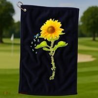 Down Syndrome Awareness Sunflower Golf Towel thumb 1