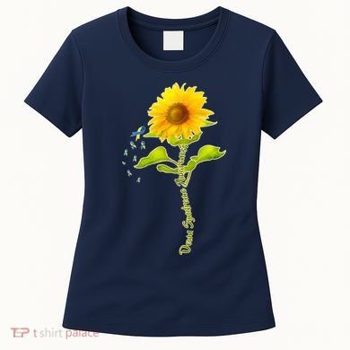 Down Syndrome Awareness Sunflower Women's T-Shirt