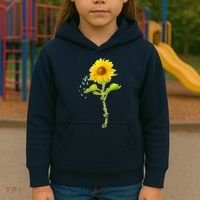 Down Syndrome Awareness Sunflower Kids Hoodie thumb 3