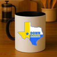 Down Syndrome Awareness Texas State Coffee Mug thumb 4