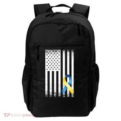 Down Syndrome Awareness USA Flag Backpack
