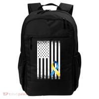Down Syndrome Awareness USA Flag Backpack thumb 0