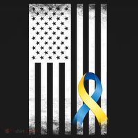 Down Syndrome Awareness USA Flag Backpack thumb 2