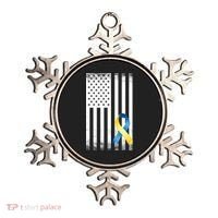 Down Syndrome Awareness USA Flag Ornament thumb 0