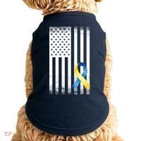 Down Syndrome Awareness USA Flag Doggie Tank thumb 0