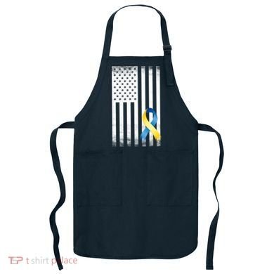 Down Syndrome Awareness USA Flag Apron