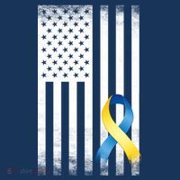Down Syndrome Awareness USA Flag Bucket Hat thumb 4