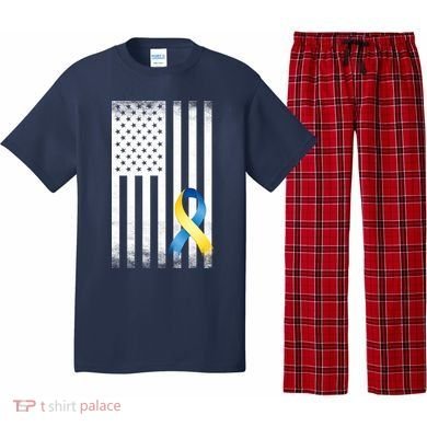 Down Syndrome Awareness USA Flag Pajama Set