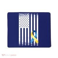 Down Syndrome Awareness USA Flag Mousepad thumb 0