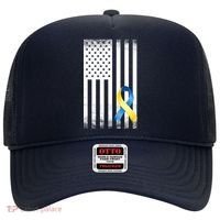 Down Syndrome Awareness USA Flag Hat thumb 0
