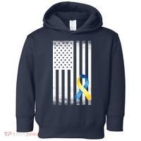 Down Syndrome Awareness USA Flag Toddler Hoodie thumb 0