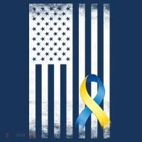 Down Syndrome Awareness USA Flag Toddler Hoodie thumb 2