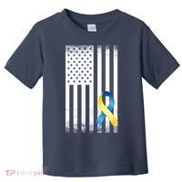 Down Syndrome Awareness USA Flag Toddler T-Shirt thumb 0