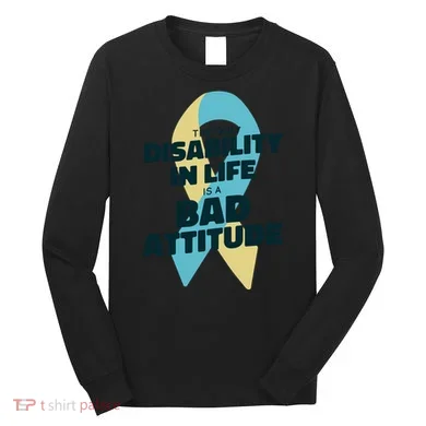 Down Syndrome Bad Attitude Long Sleeve Shirt