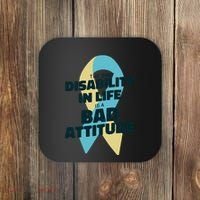 Down Syndrome Bad Attitude Coaster thumb 0