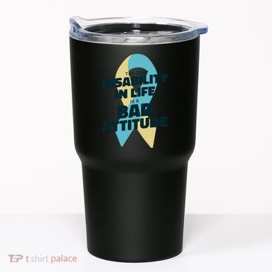 Down Syndrome Bad Attitude Tumbler