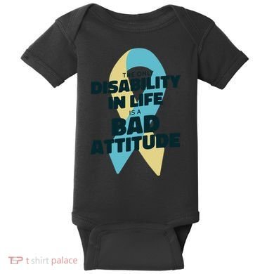 Down Syndrome Bad Attitude Baby Bodysuit