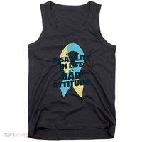 Down Syndrome Bad Attitude Tank Top thumb 0