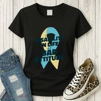 Down Syndrome Bad Attitude Women's T-Shirt thumb 3