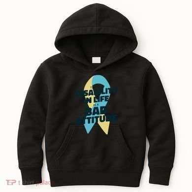 Down Syndrome Bad Attitude Kids Hoodie