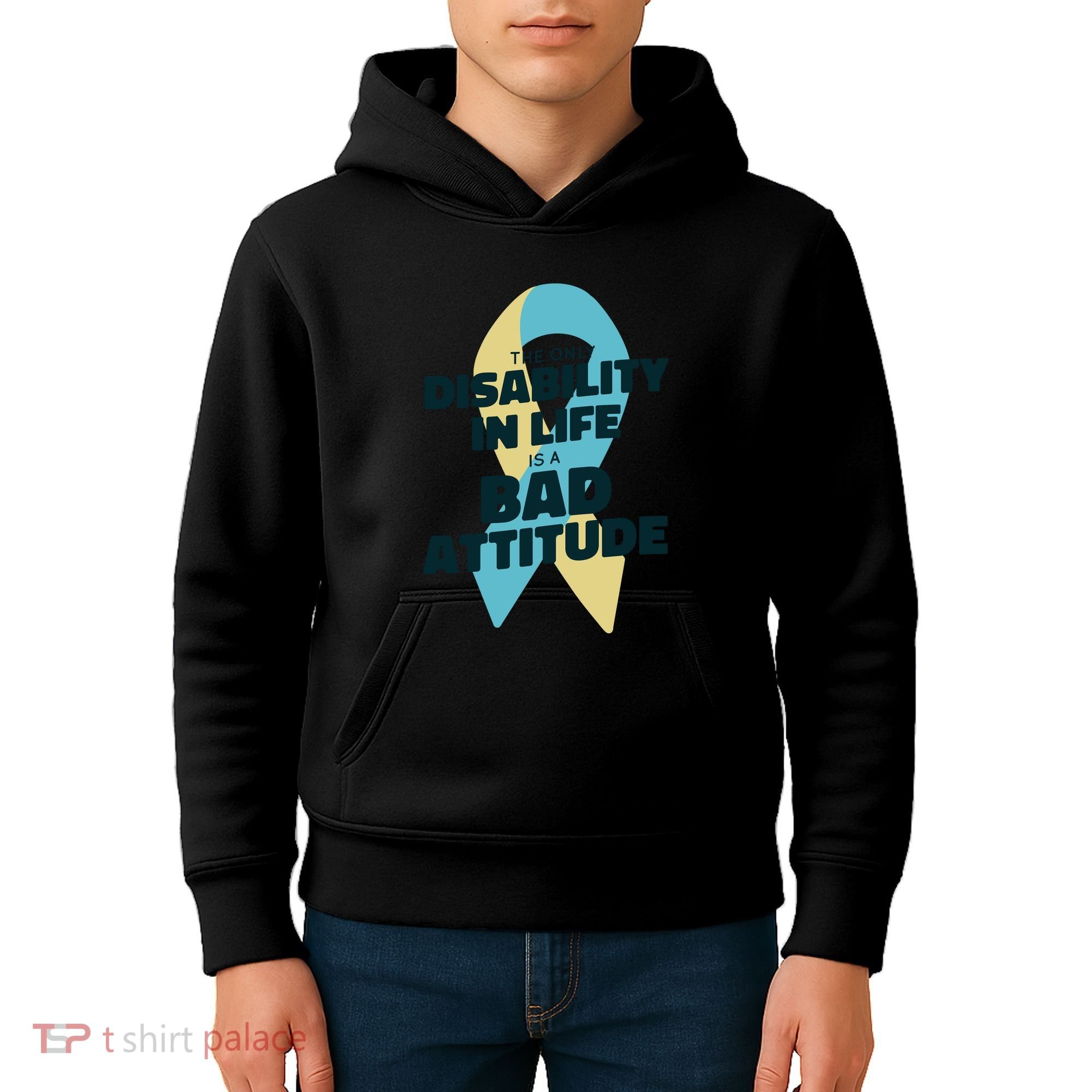 Down Syndrome Bad Attitude Kids Hoodie