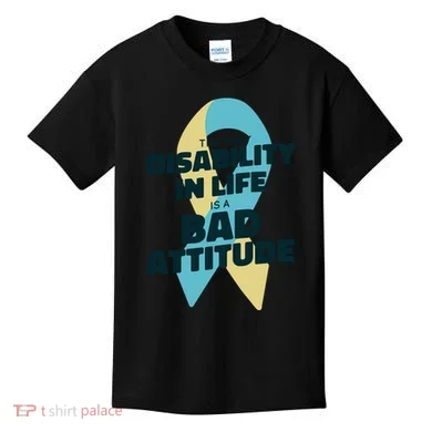 Down Syndrome Bad Attitude Kids T-Shirt
