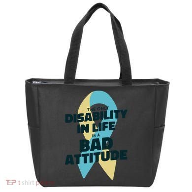 Down Syndrome Bad Attitude Tote Bag