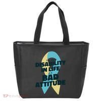 Down Syndrome Bad Attitude Tote Bag thumb 0