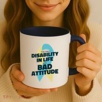 Down Syndrome Bad Attitude Coffee Mug thumb 3