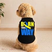 Down Syndrome Born This Way Ribbon Doggie Tank thumb 2