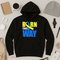 Down Syndrome Born This Way Ribbon Hoodie thumb 3