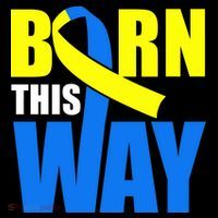 Down Syndrome Born This Way Ribbon Sweatshirt thumb 3